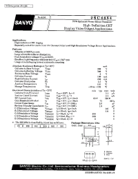 Datasheet 2SC4884 manufacturer Sanyo